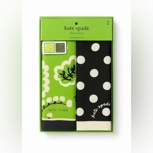 NWT! ♠️ kate spade 100% silk pack of 2 beautiful scarves. Authentic kate spade